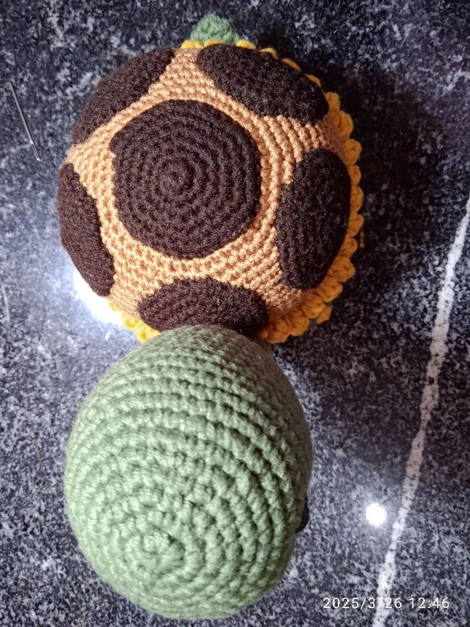Tartaruga de crochê amigurumi - Foto 5