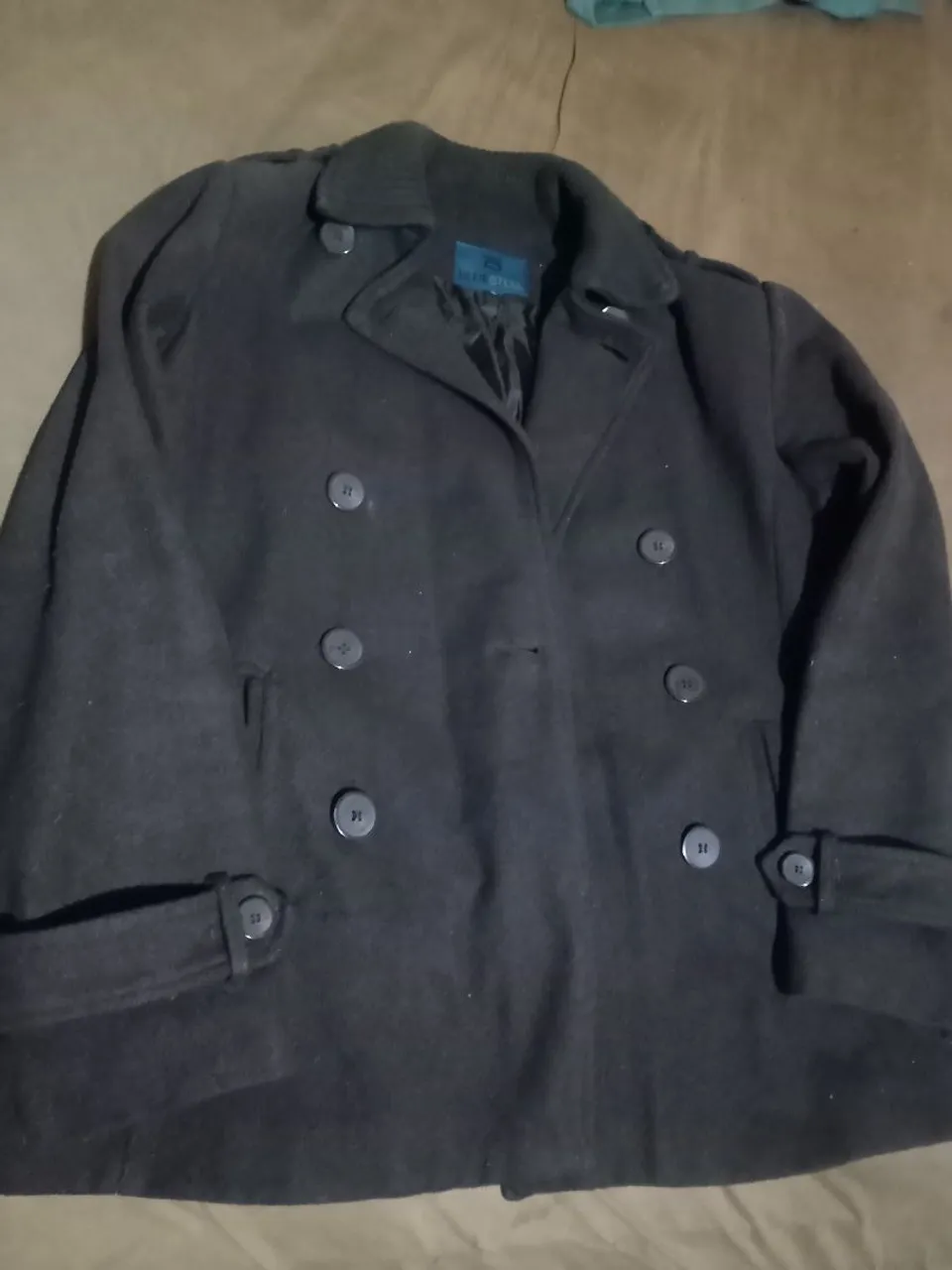 Casaco de lã preto - Elegância e conforto