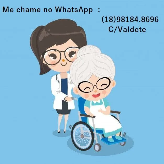Me ofereço para o serviço  de cuidadora de idosos em tempo integral
