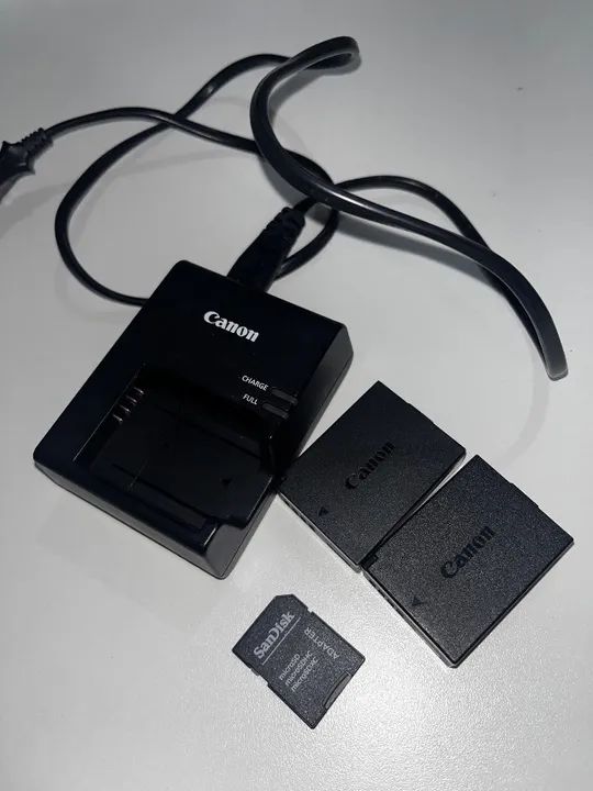 Câmera Canon T7+ com lente 18-55mm - Foto 5