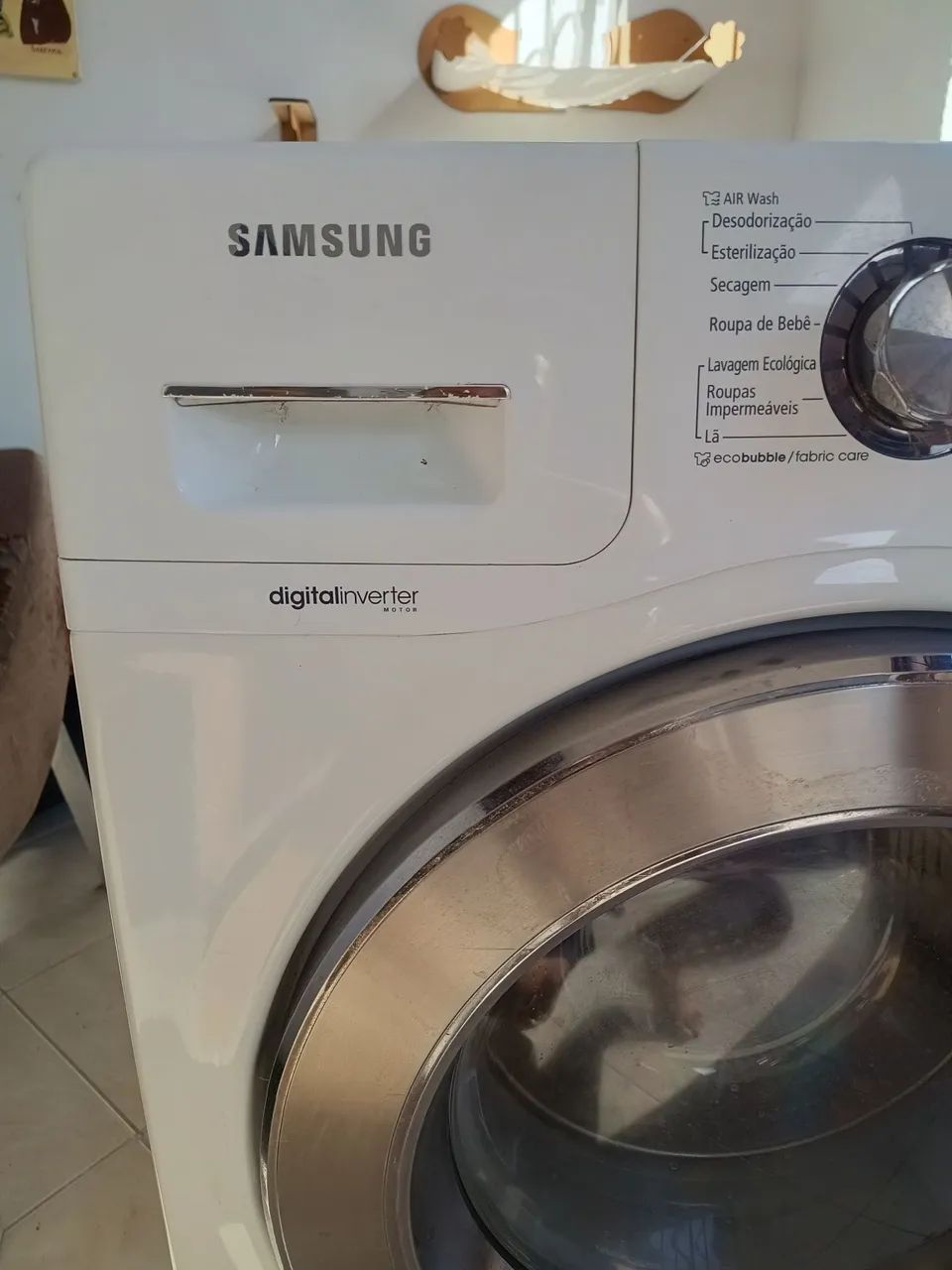 Máquina de Lavar e Secar Samsung Eco Bubble 10,1kg - Foto 3