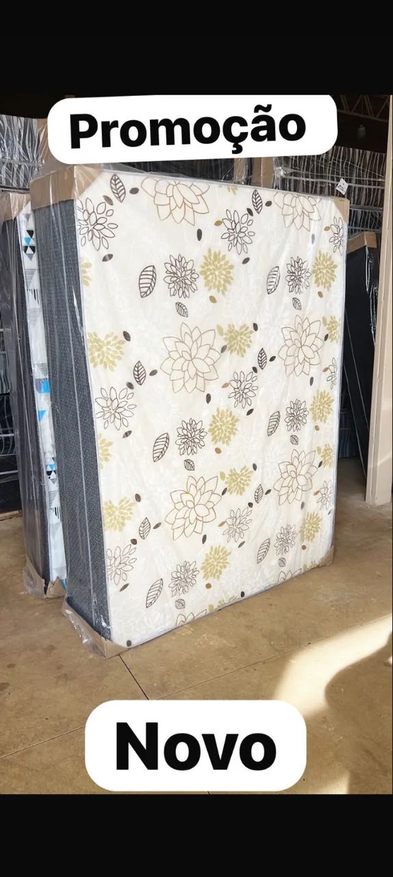 Cama box casal e solteiro 
