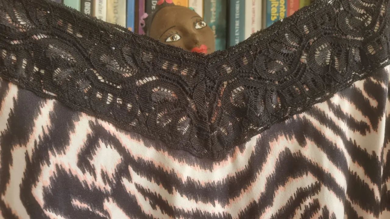 BLUSA DE jersey estampa animal - Foto 2