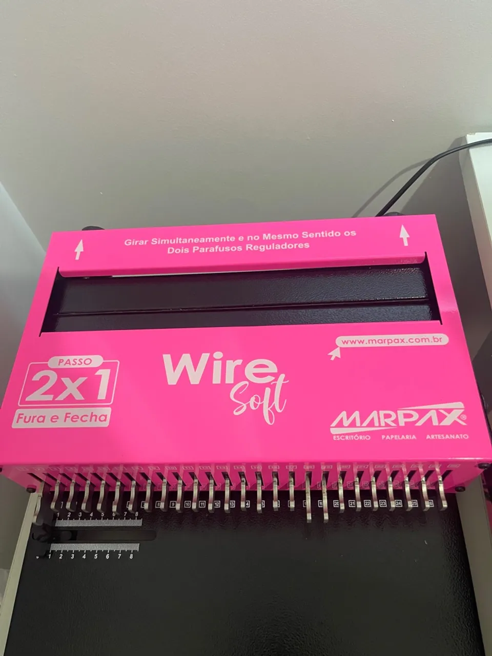 Encadernadora Wire Soft 2x1 Marpax