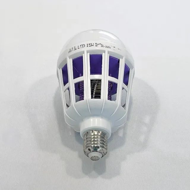 Lâmpada de LED 15W 127V Mata Insetos/Mosquitos