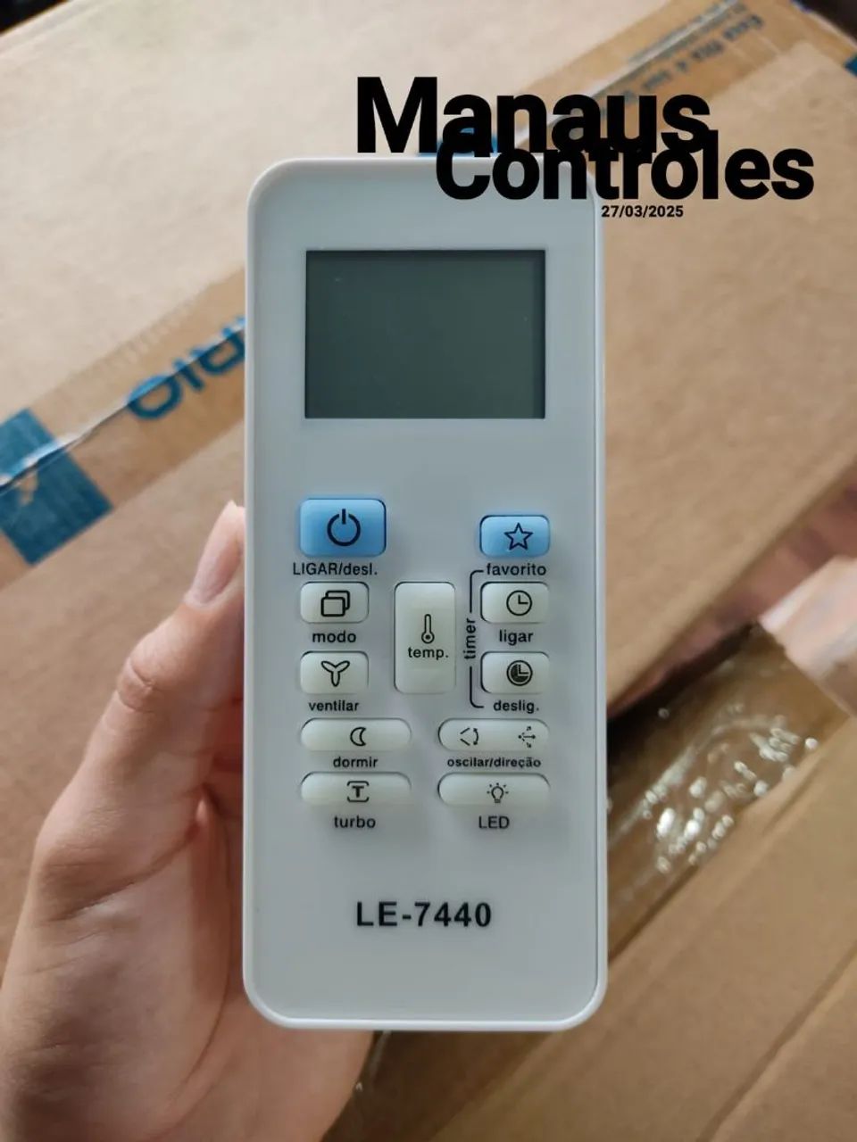 Controle Remoto Ar Condicionado Springer LE-7440