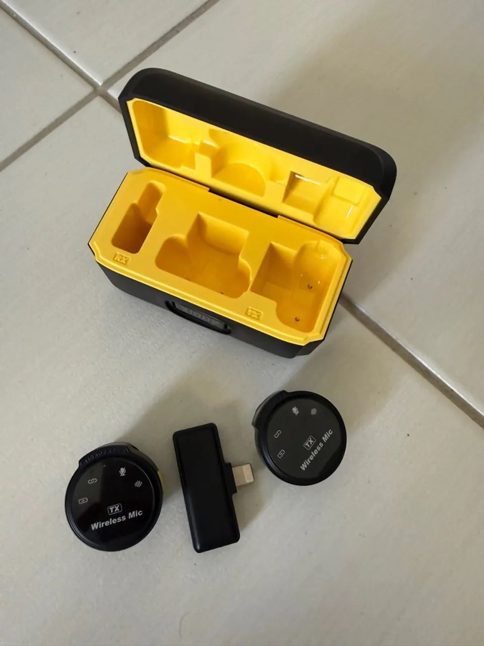 Microfone de lapela  de imã sem fio  - Foto 3