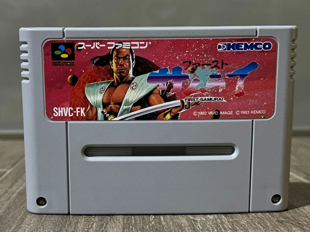 FIRTS SAMURAI SUPER FAMICOM ORIGINAL 