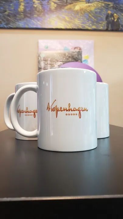 Caneca com logomarca da empresa personalizada 