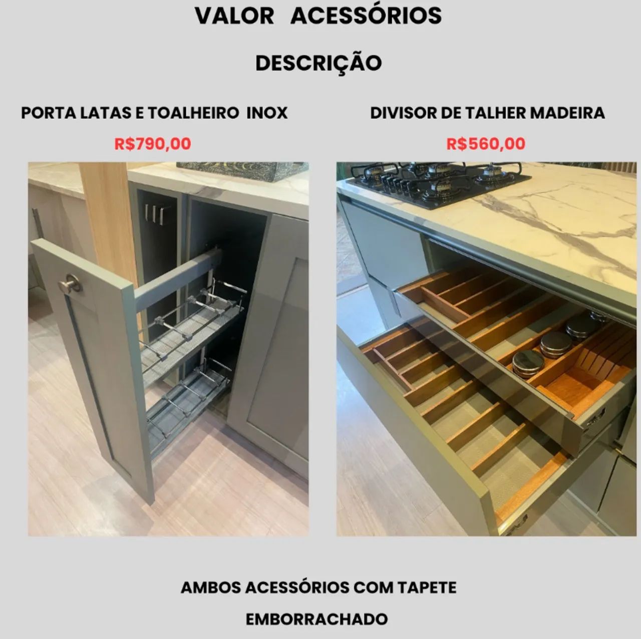 Cozinha Completa com Ilha - Euro Classic - Foto 2