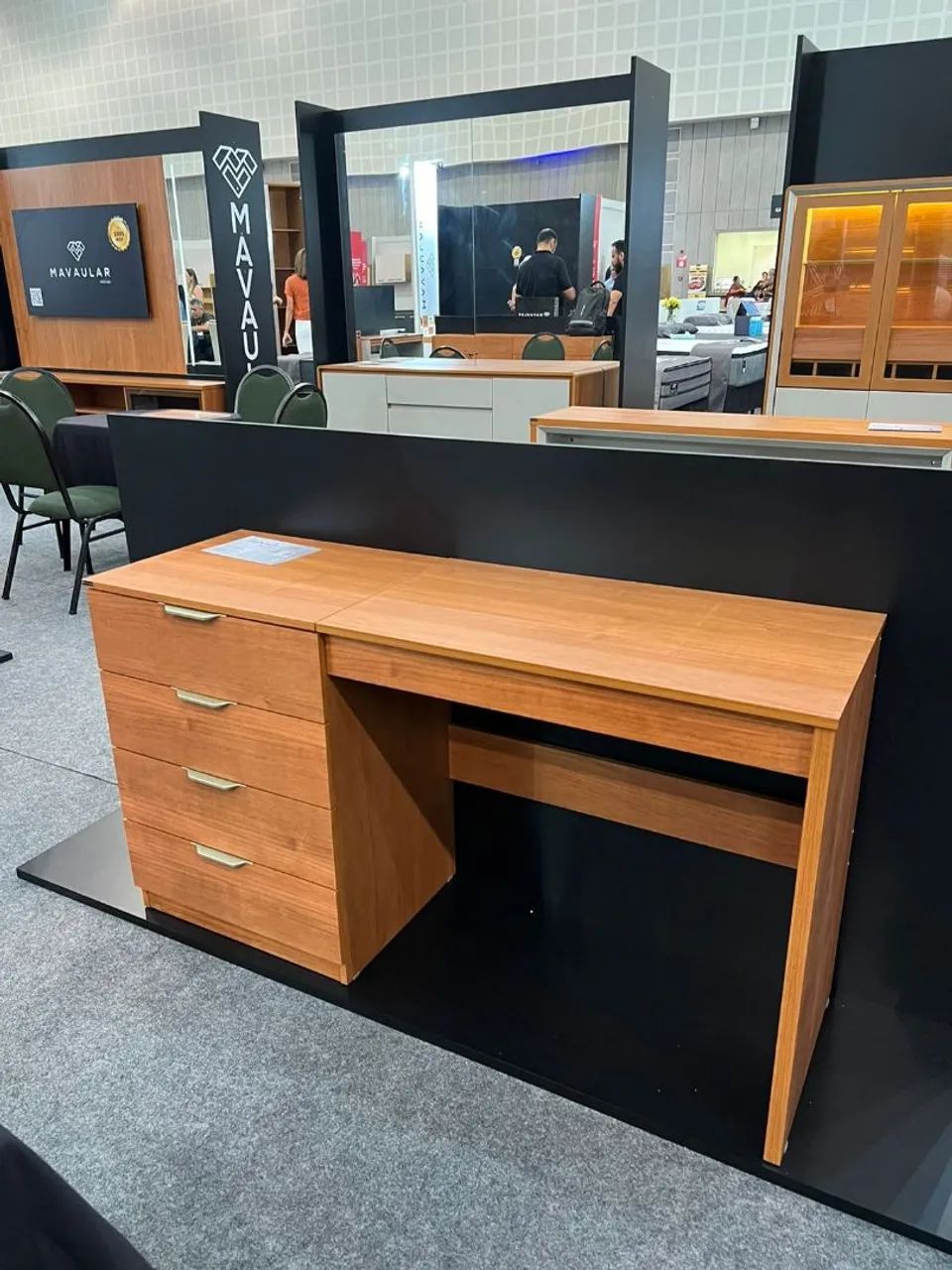 Penteadeira Princess com Espelho e Gavetas - Foto 2