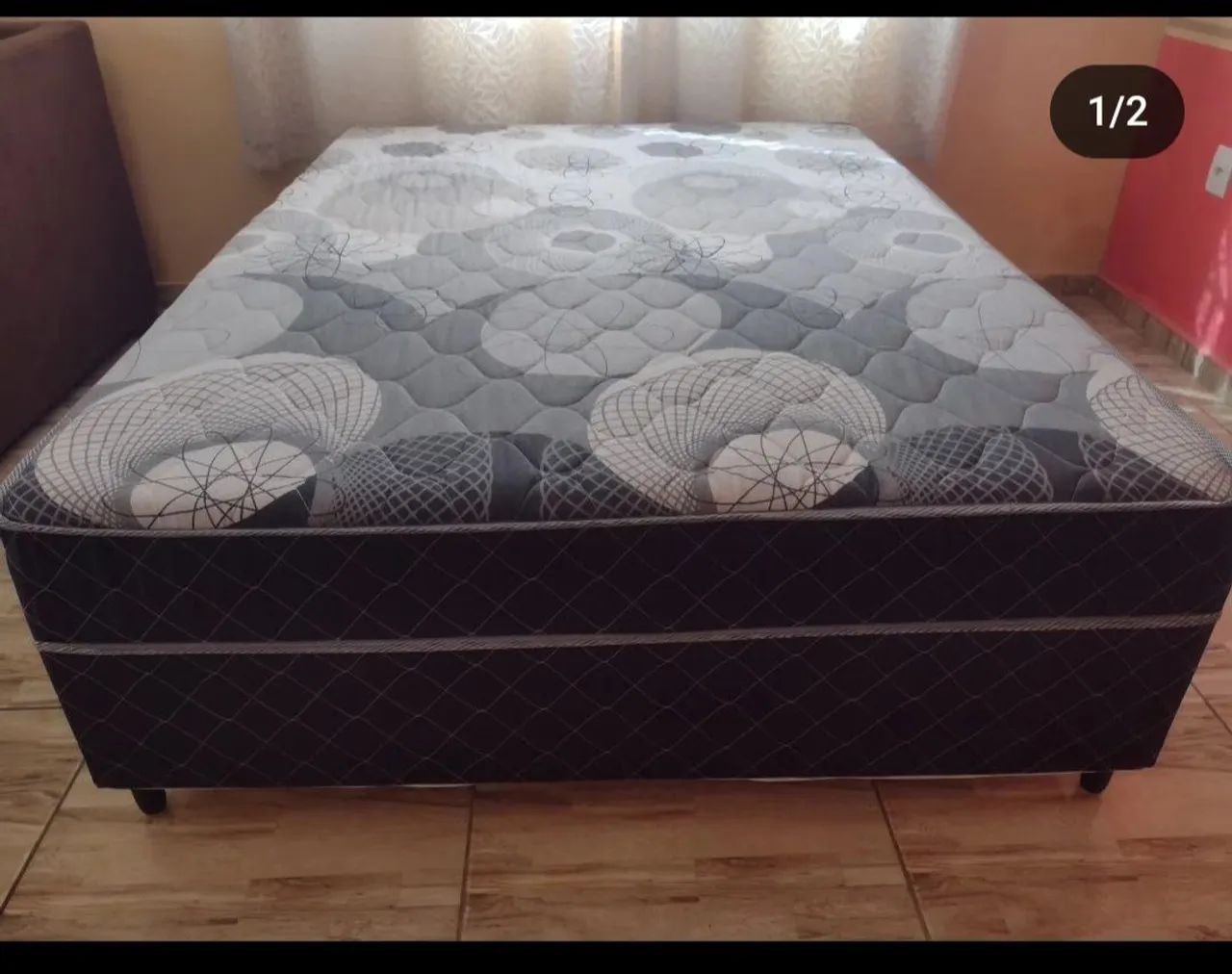 Cama Box Casal com molas ensacadas frete grátis  - Foto 2
