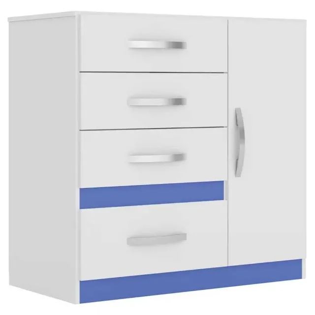 Cômoda Vênus com 4 Gavetas e 1 Porta ENTREGAMOS  - Foto 2