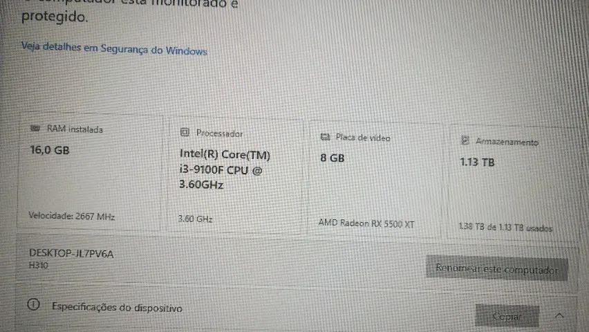 Processador core i3 9100f 9ª geração - Foto 4
