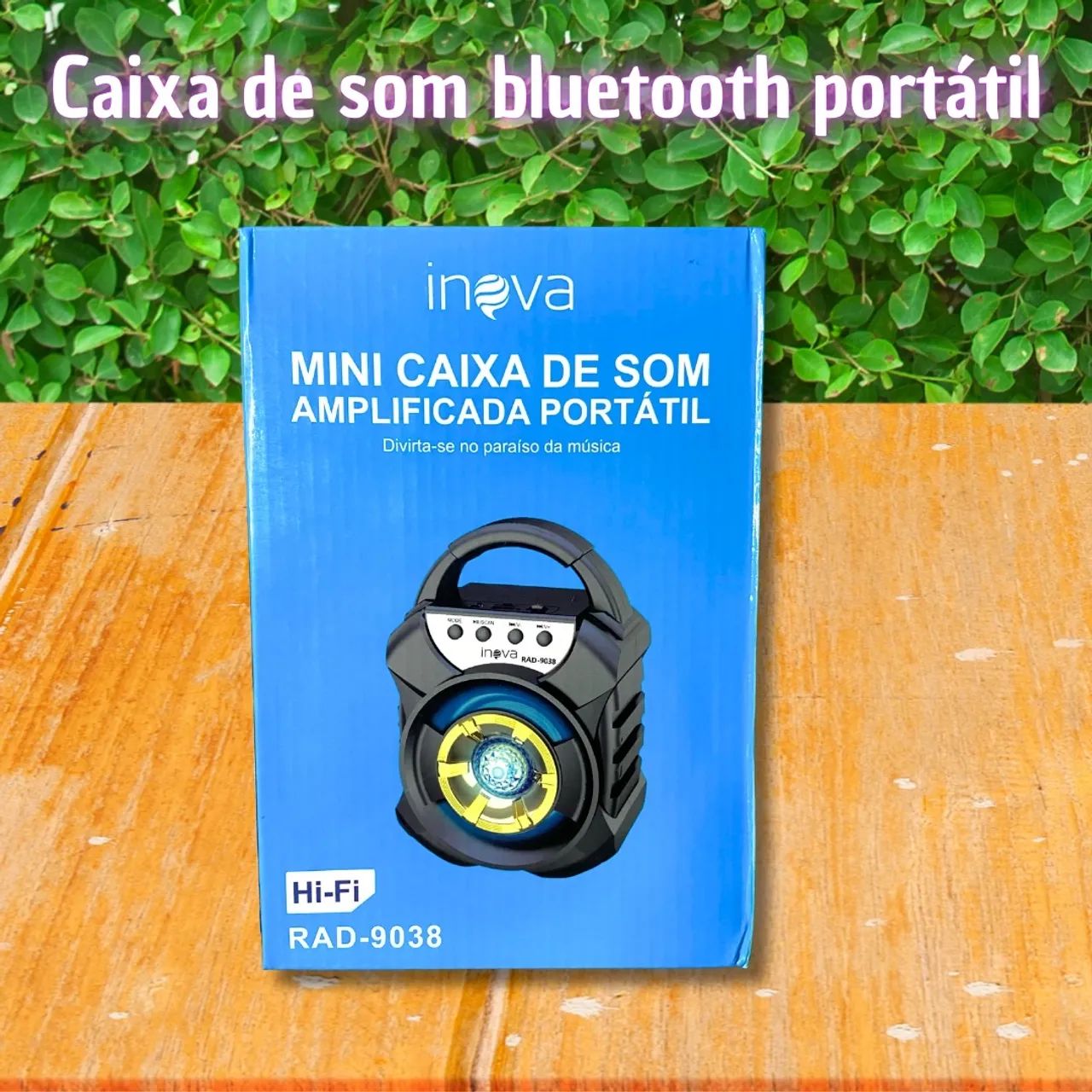 Caixa de Som Bluetooth Portátil - Foto 3