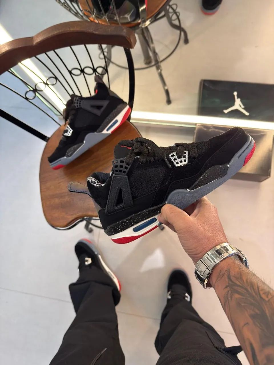 Tênis Jordan 4 retrô Masculino,Premium - Foto 2