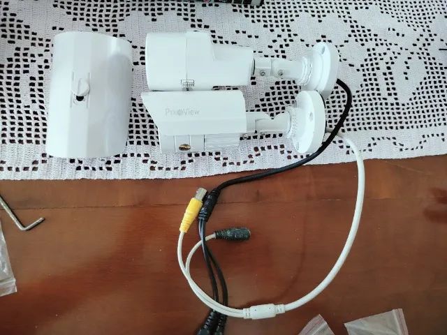 Par de cameras com DVR completo , mouse, controle , fonte . - Foto 2