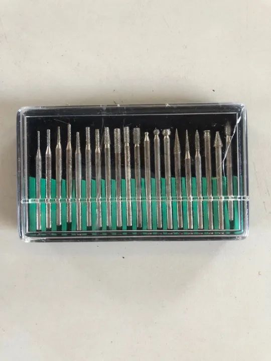 Fresas de diamante para polimento e acabamento - 20 peças