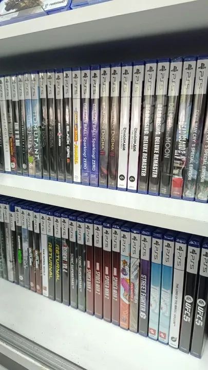 Jogos em mídia física PS5 novos de fábrica 