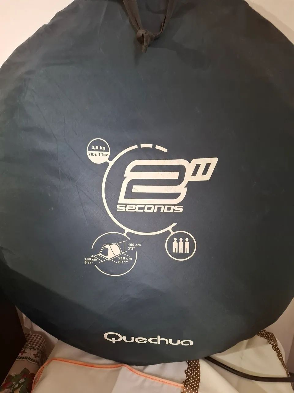 Barraca de camping Quechua 3 pessoas 
