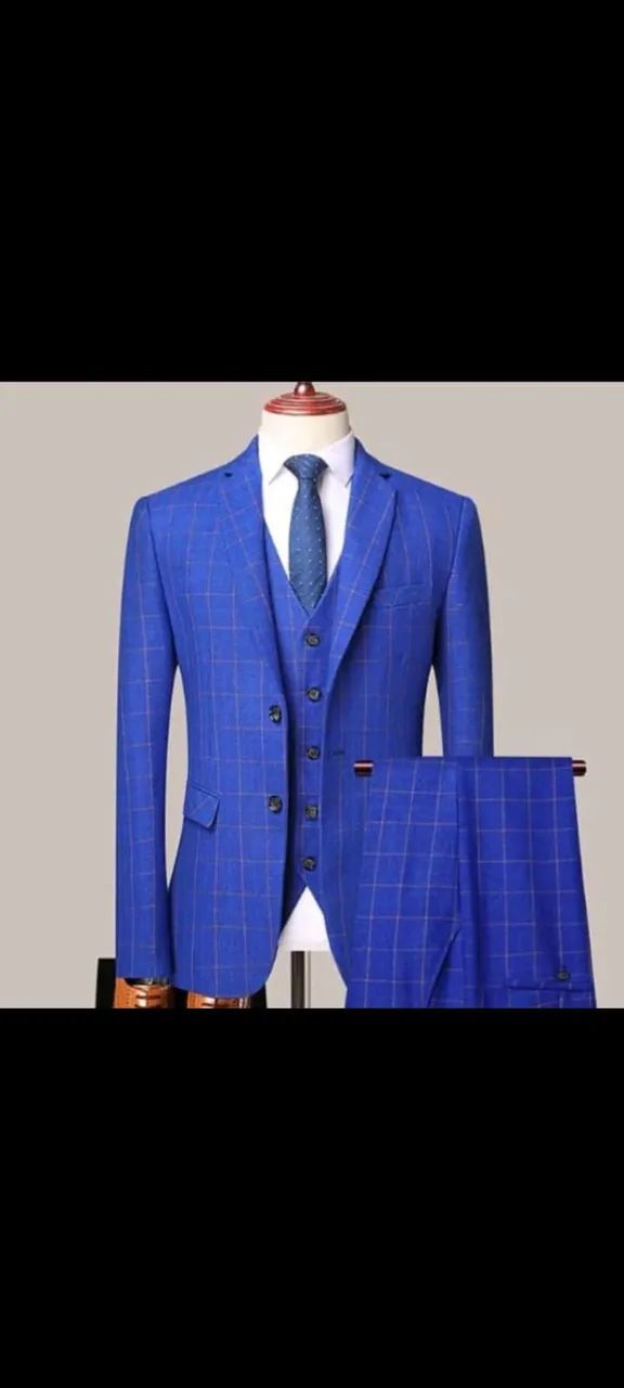 OPORTUNIDADE TERNO AZUL ELEGANTE + CALÇA  