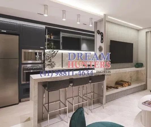 Apartamento NOVO e DECORADO, de 99.62m² no bairro Cabral, com 3 quartos (1 suíte), 3 banhe