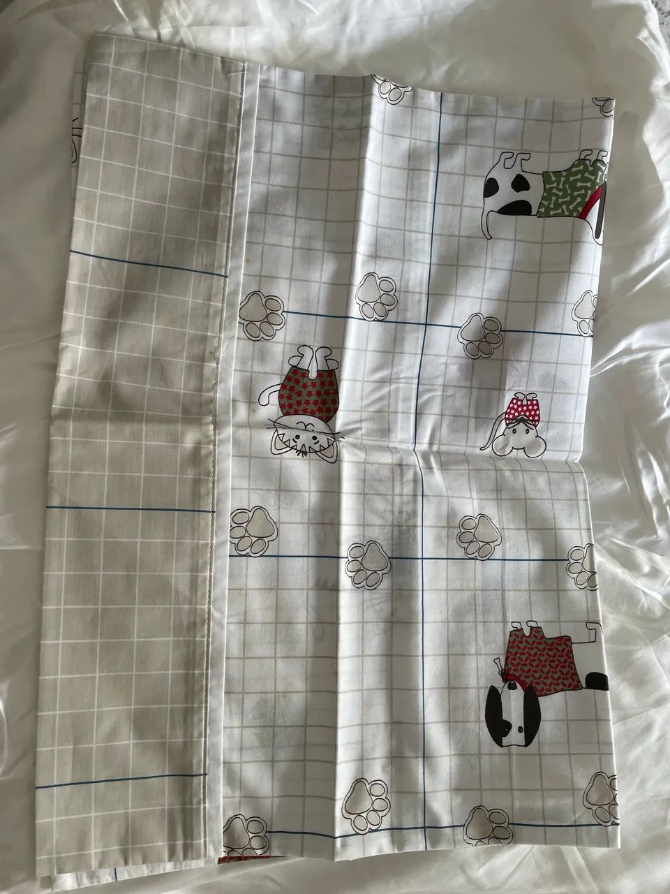 VENDO Jogo lençol solteiro Buddemeyer infantil 100% algodão fio penteado 200 fios 
