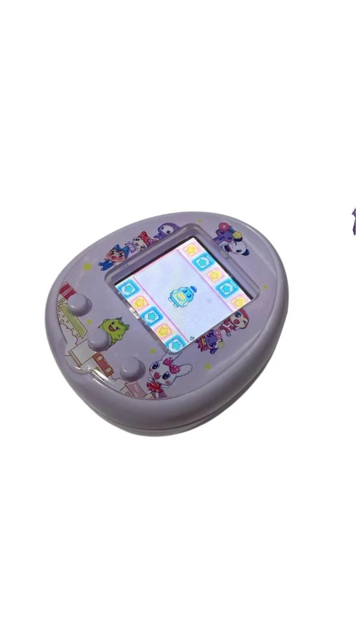 Tamagotchi Qpet Recarregável Rosa e Roxo - Foto 5