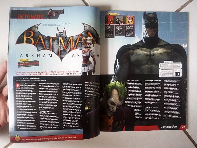 Revista Playstation Nº 129 com detonado de Batman Arkham Asylum Wolfenstein Gran Turismo 4 - Foto 2
