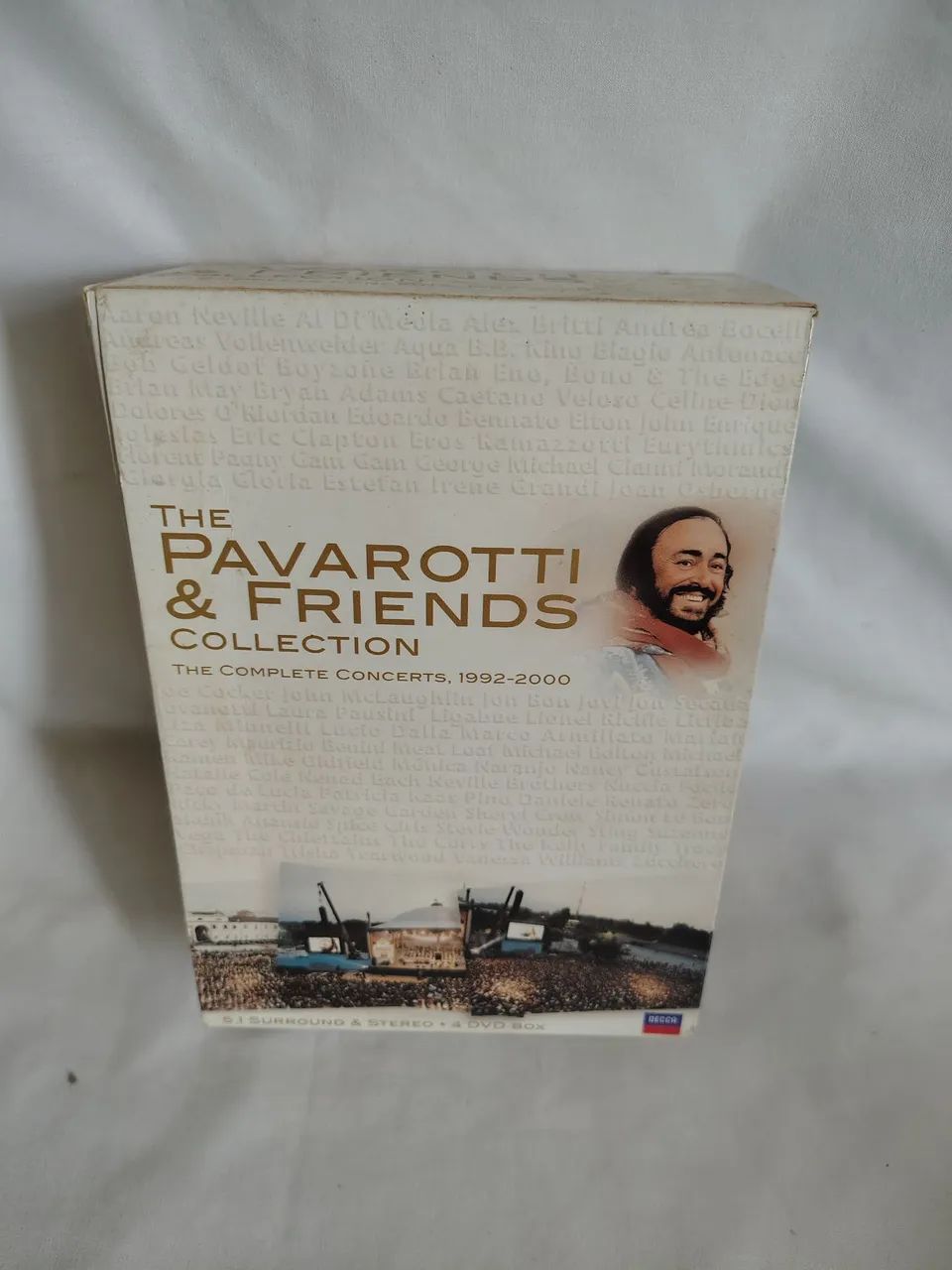 Dvds The Pavarotti & Friends Collection 1992-2000 4 Dvds
