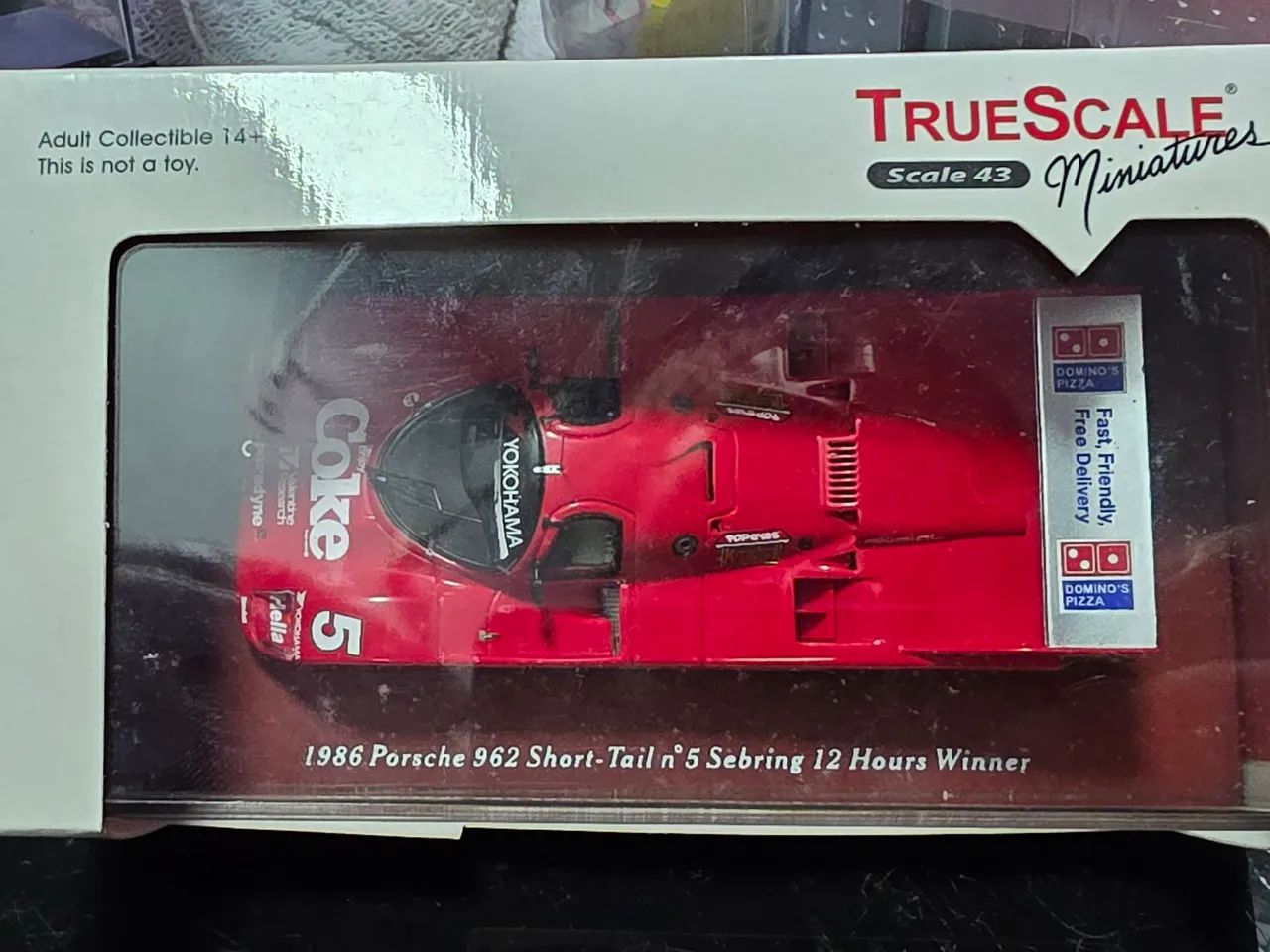Miniatura 1:43 tsm porsche 962 winner coca cola raro - Foto 2