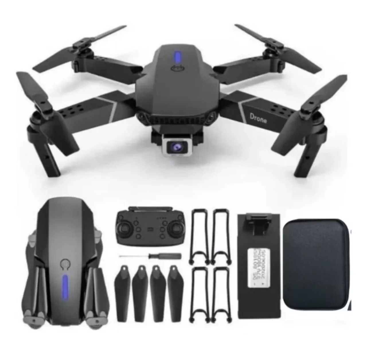 Drone com camera e88 e controle voo ao vivo pelo app TAG e99 gt3  - Foto 5