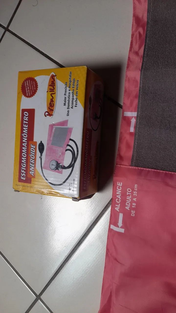 Esfigmomanômetro Aneróide  - Uso Doméstico e Hospitalar