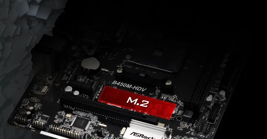 Placa Mãe ASRock B450M-HDV R4.0, AMD AM4, DDR4, Para Ryzen, Atualizada, Nova, Lacrada - Foto 4