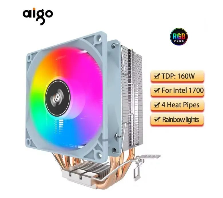 Cooler para Processador aigo ICE400SE RGB 160W - Foto 2