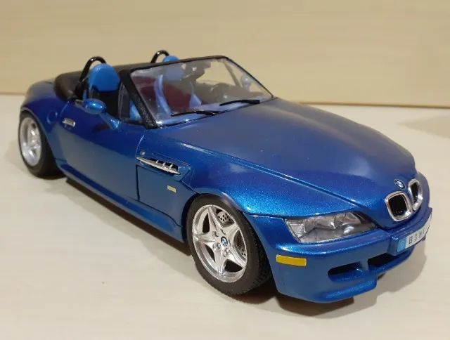 Miniatura Bmw Z3 M Roadster 1996 1/18 Burago - Hobbies e coleções