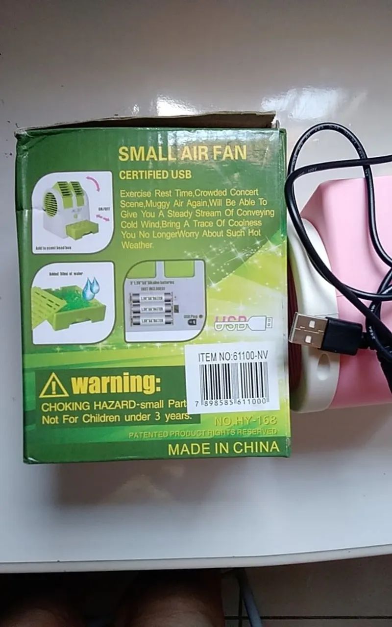 Mini Climatizador Portátil - Ar Condicionado - Foto 4