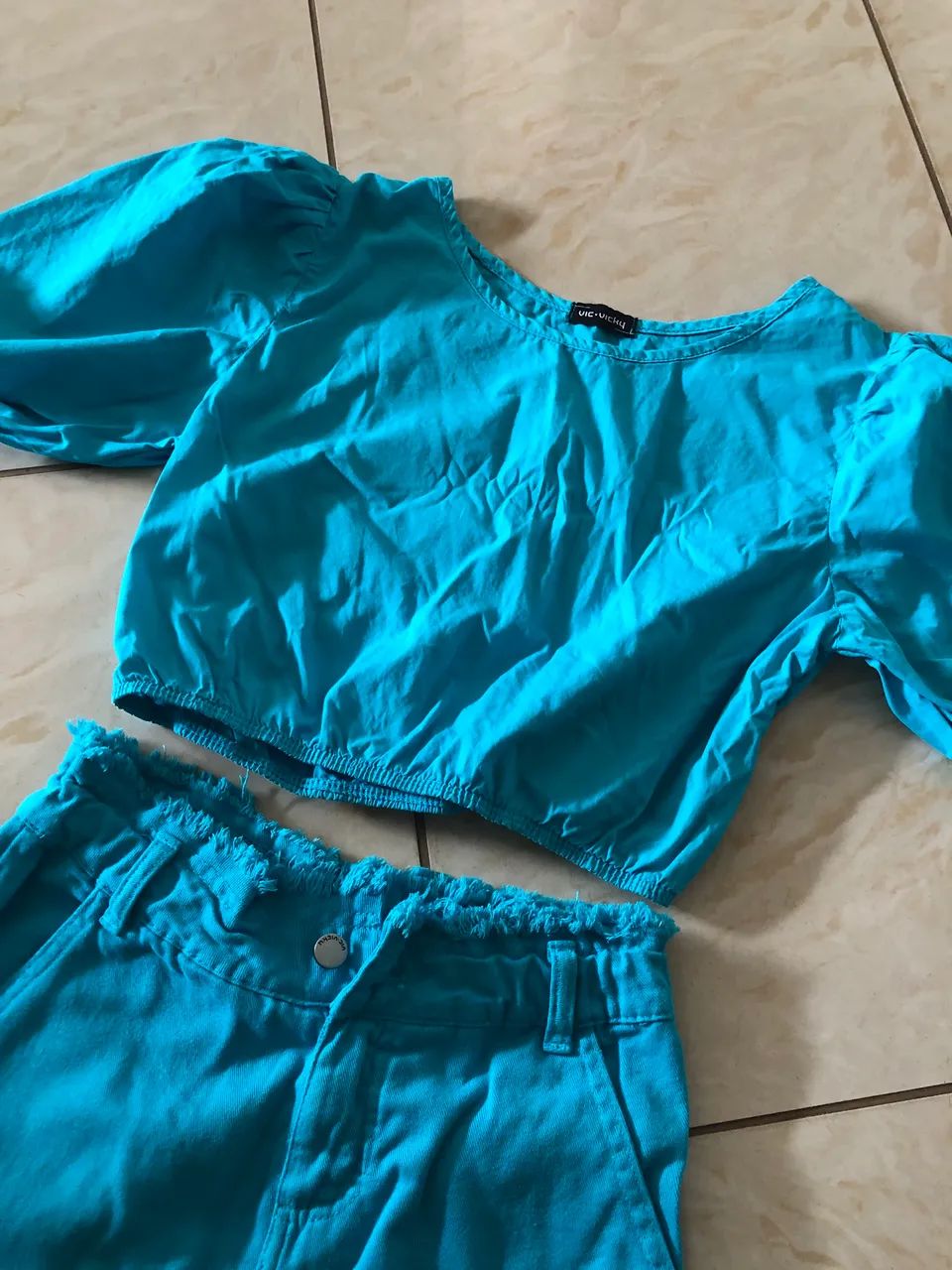 Conjunto Azul- Vic Vicky- TAM PP  - Foto 2