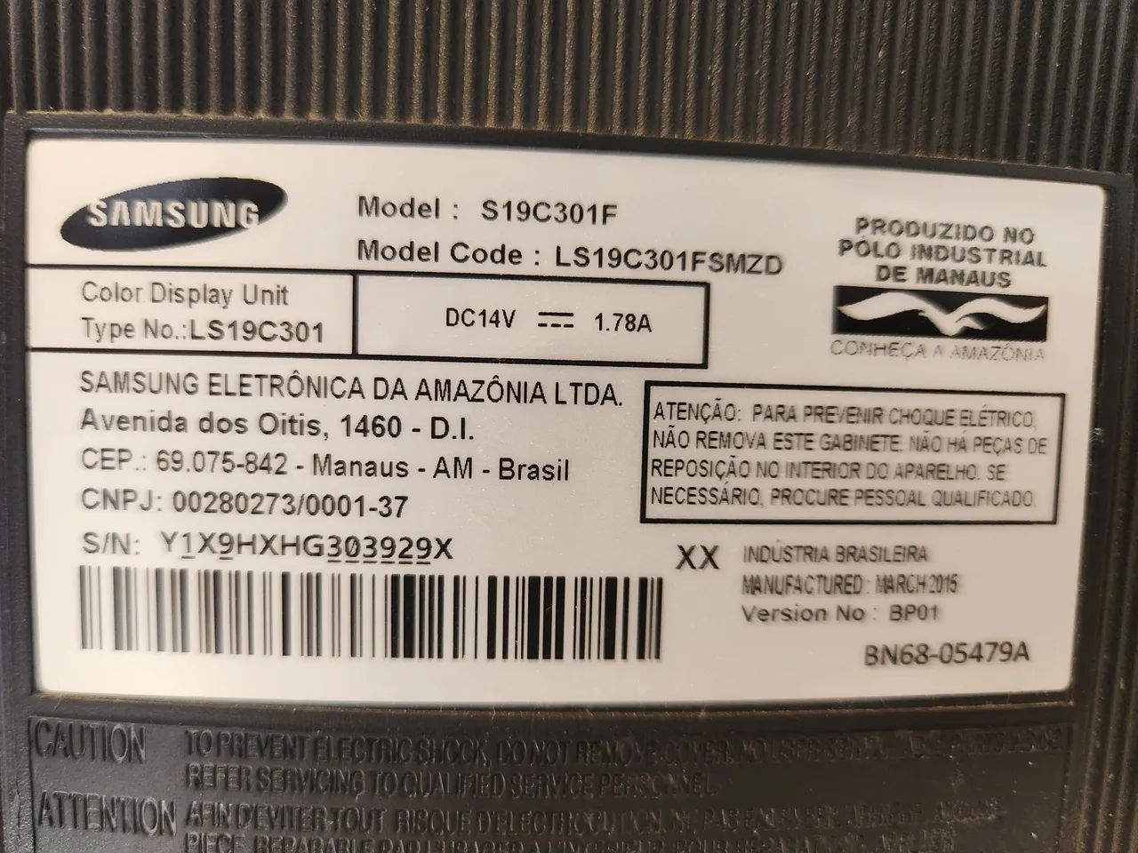 Monitor Samsung S19C301F - Foto 3