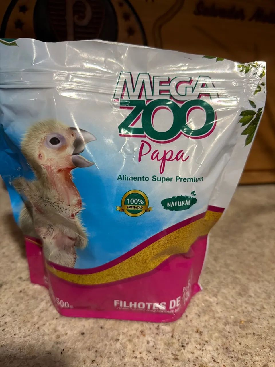 Papá Mega Zoo para ring neck, calopsita e outros psitacídeos 