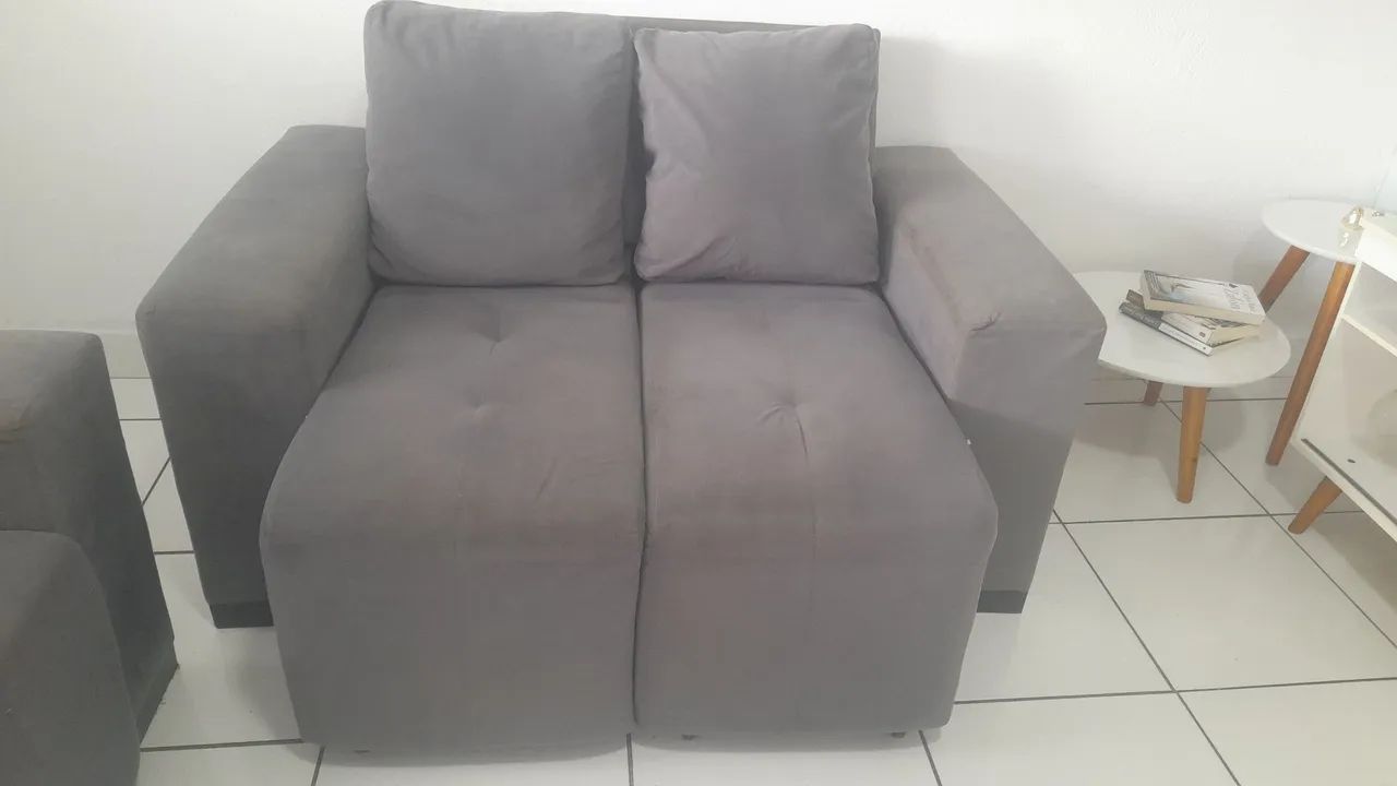 Sofa retrátil 2 lugar usado. - Foto 3