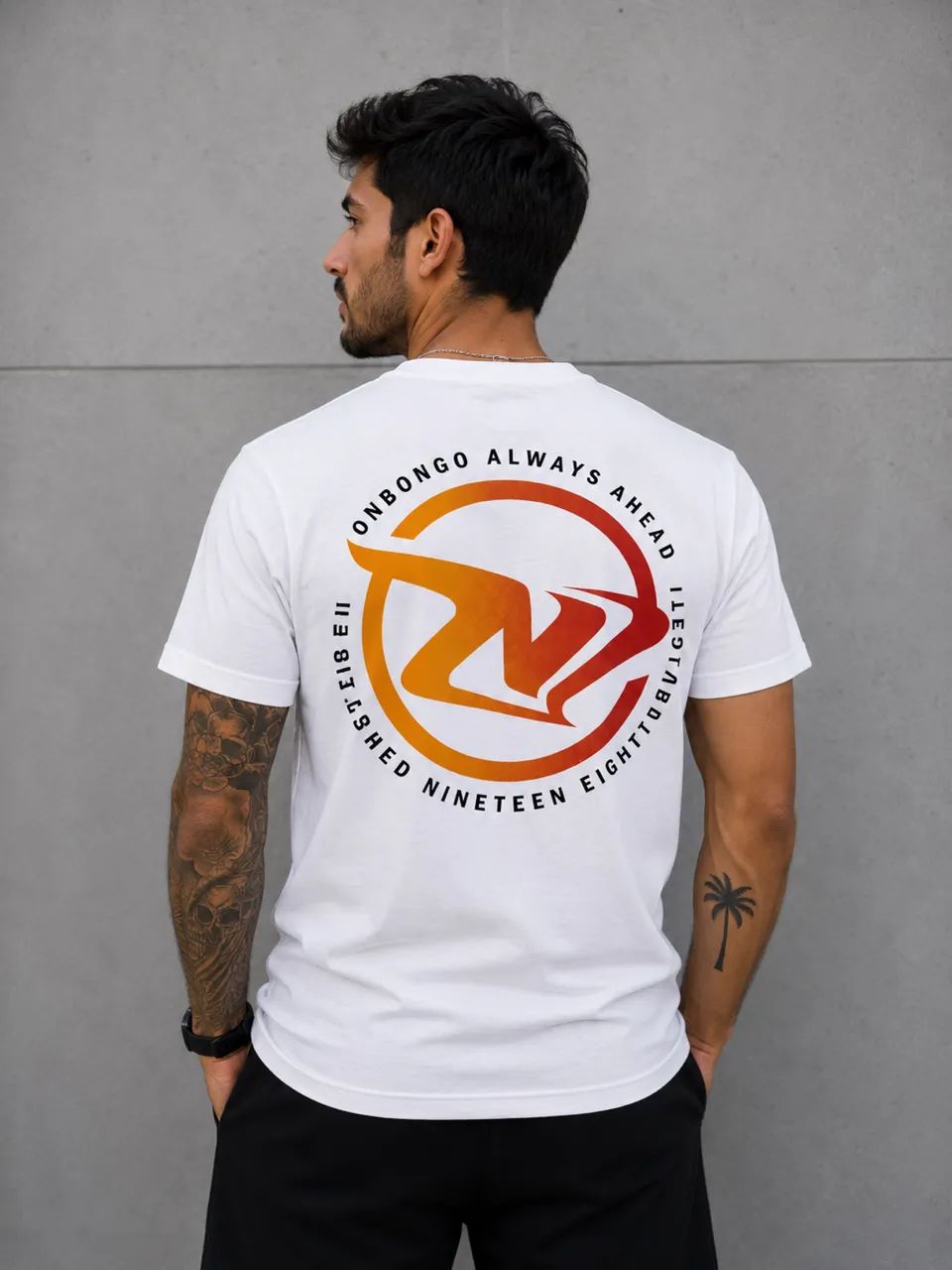 Camiseta Onbongo Branca - Malha Peruana Casual Premium 30:1 - Foto 2