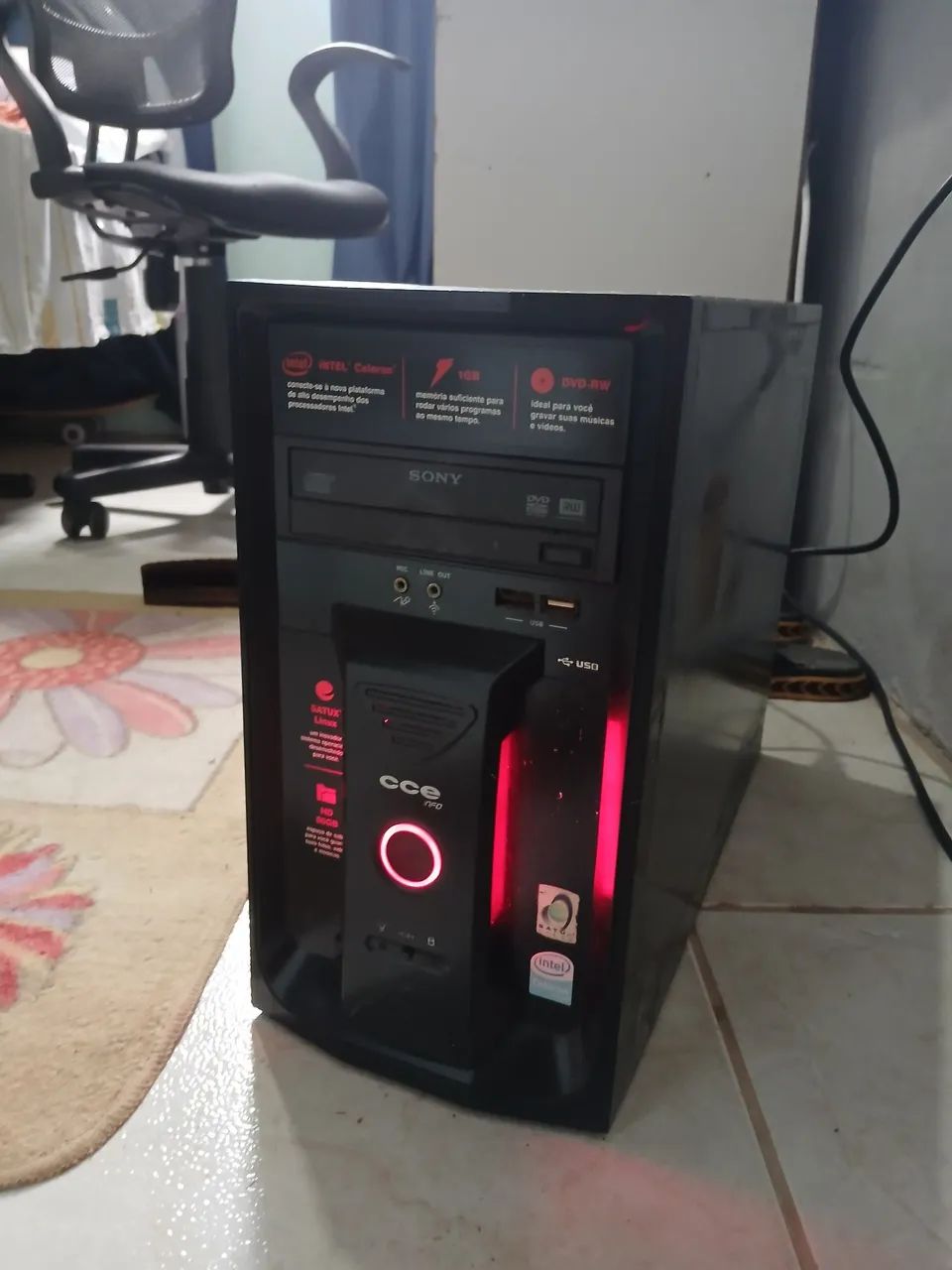 CPU CCE Intel Celeron - Liga Normalmente | HD + DVD-RW