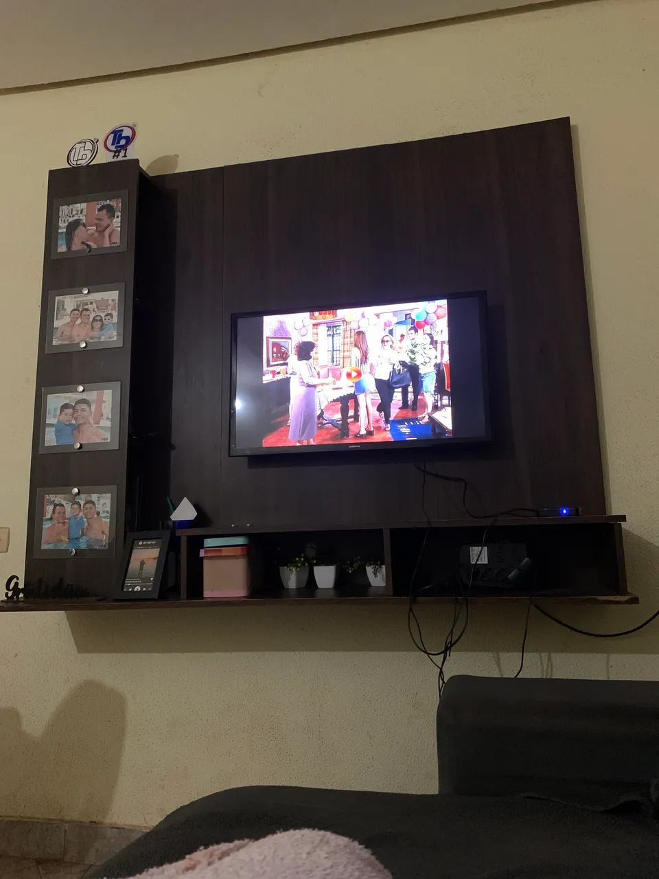 Used TV panel with minor signs of use