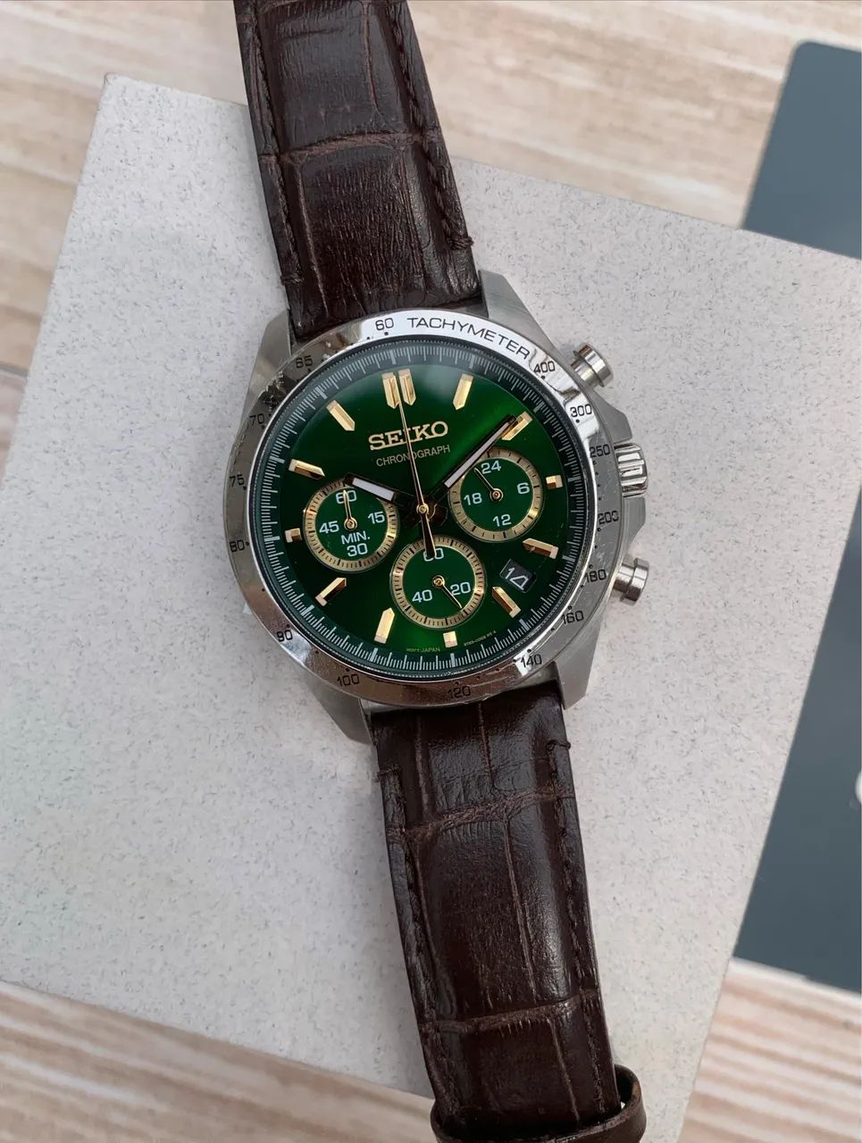 Seiko Chrono verde