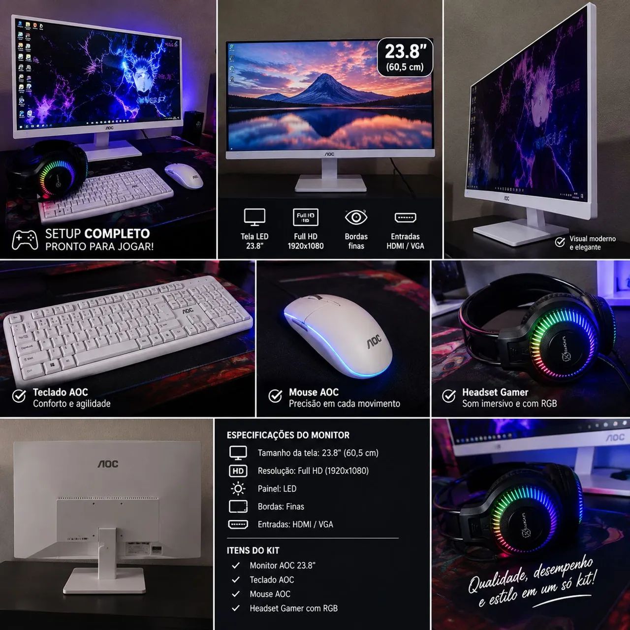 Computador GAMER AOC ALL IN ONE - Foto 2