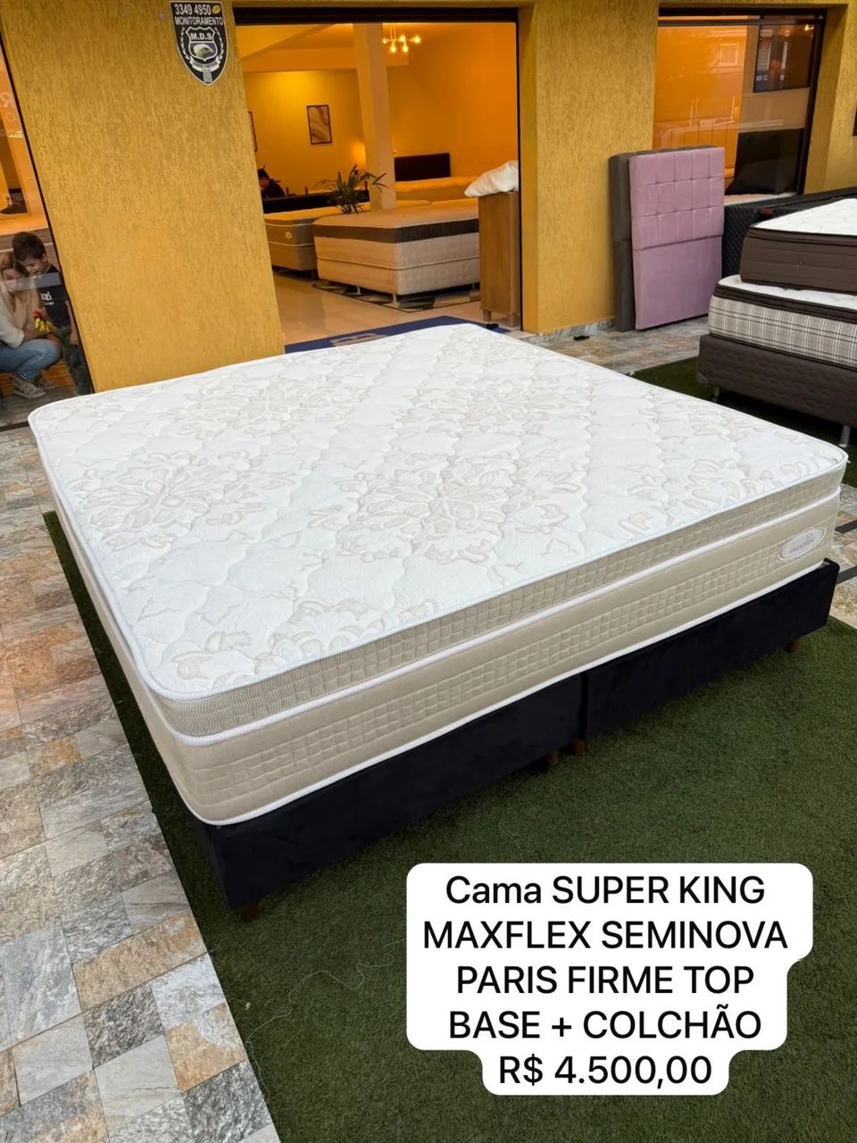 Cama KING MAXFLEX SEMINOVA TOP - Entregamos! 