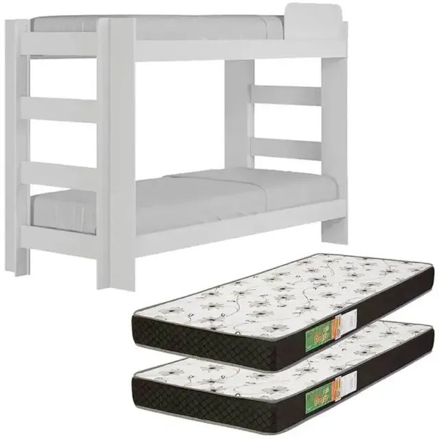 Kit Beliche Florida com 2 Colchões Solteiro D20 88×188