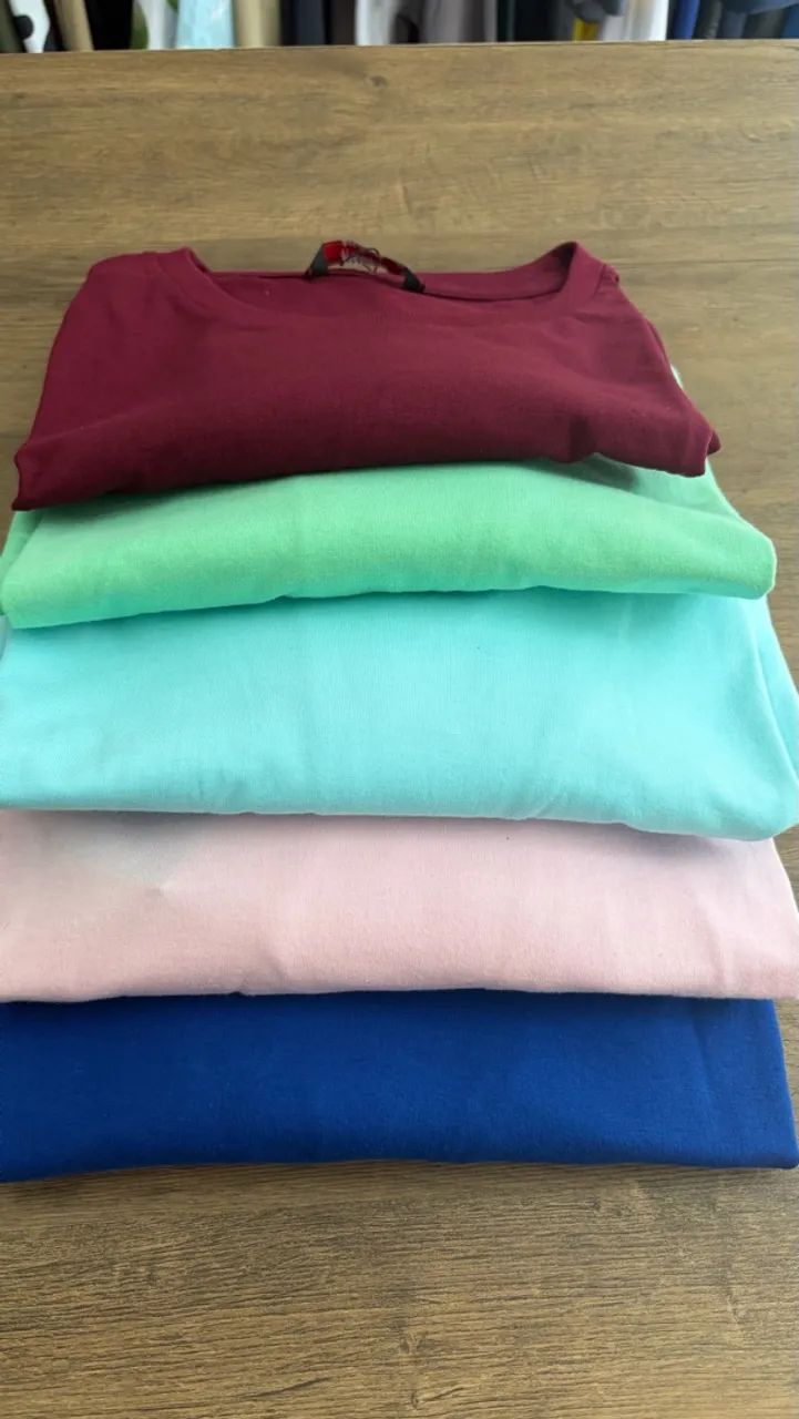Kit 3 Camisetas básicas plussize  - Foto 4
