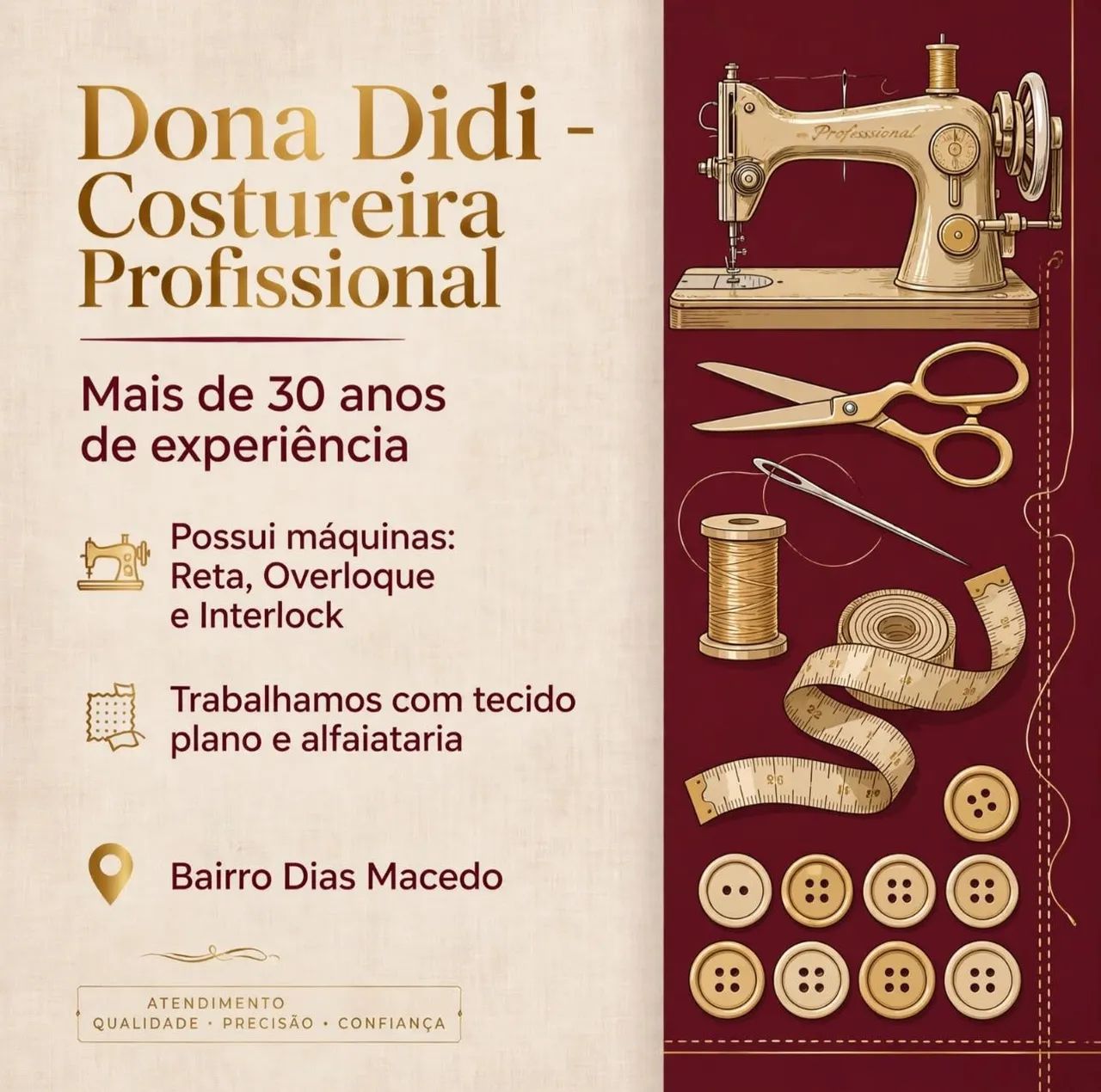 Costureira profissional 